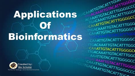 Application of Bioinformatics-Bioinformatics - YouTube