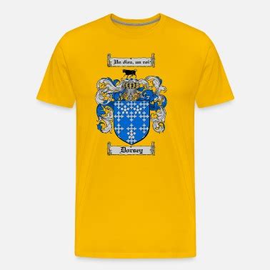 Dorsey Coat of Arms / Dorsey Family Crest Tshirt Men's T-Shirt ...