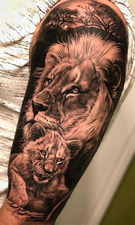 Pin by Andres Velasquez on Animal tattoos in 2020 | Lion head tattoos ...