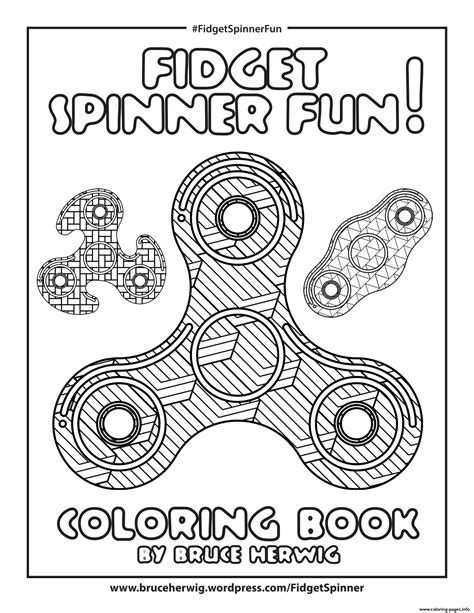 Fidget Spinner Fun Mandala Coloring Pages Printable