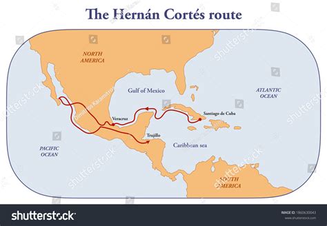 Hernan Cortes World Map