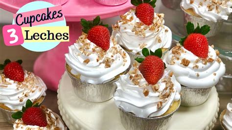 3 LECHES INDIVIDUAL PARA FIESTA O NEGOCIO | CUPCAKES TRES LECHES ...