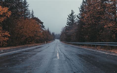 Rainy Road Wallpaper