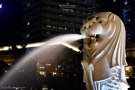 Merlion Fountain, Singapore