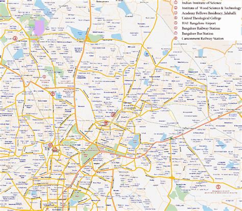 Large Bangalore Maps for Free Download and Print | High-Resolution and ...