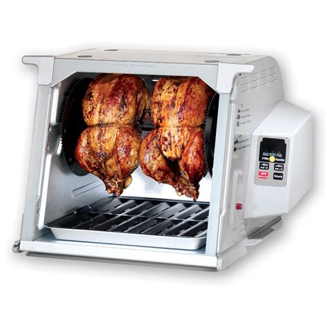 Shop Ronco 1,250-Watt Platinum Countertop Rotisserie Oven at Lowes.com