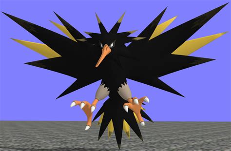 Reverse Shiny Zapdos by zoid162010 on DeviantArt