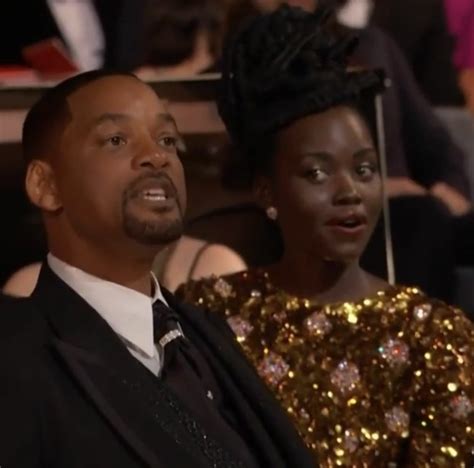 Lupita Nyong'o knew her reaction to Will Smith slapping Chris Rock ...