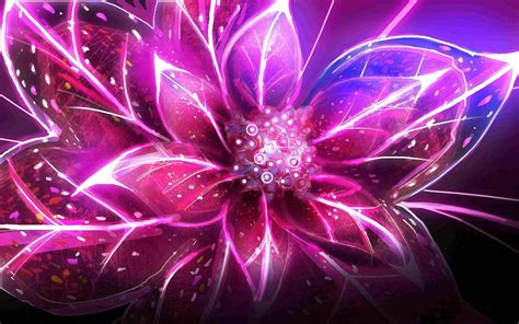 Neon Flowers wallpaper | 1280x800 | #40200