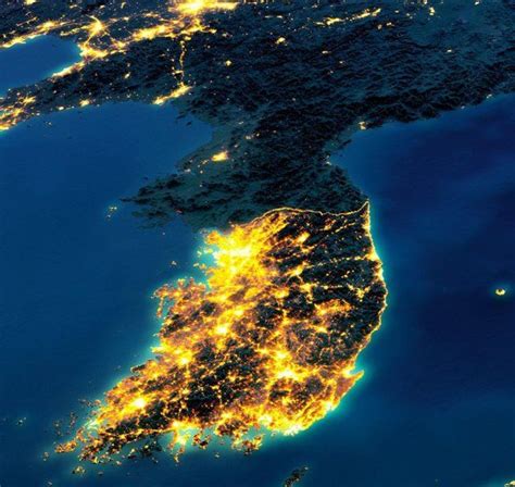 The Koreas Korean Peninsula, Amazing Maps, Air Photo, Out Of Touch ...