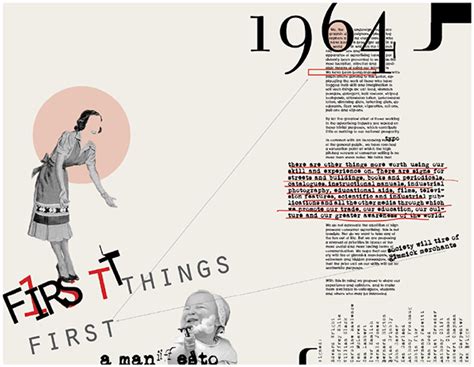 Design | Layout: First Things First Manifesto; 1964 | Behance