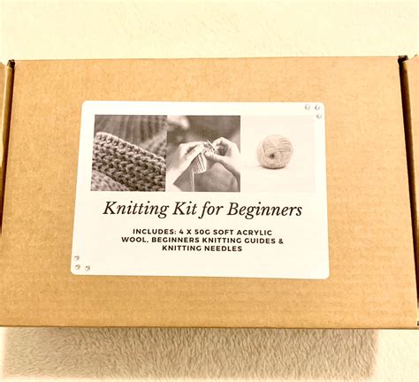 Beginners Knitting Kit Learn to Knit Knitting Gift Set - Etsy UK