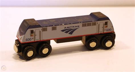 Wooden Amtrak ACS-64 Toy Train - RARE - Thomas/Brio Compatible ...