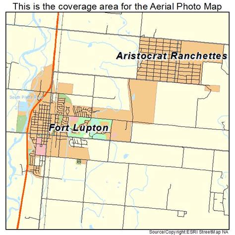 Aerial Photography Map of Fort Lupton, CO Colorado