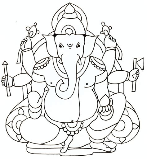 Ganesh Drawing - Cliparts.co