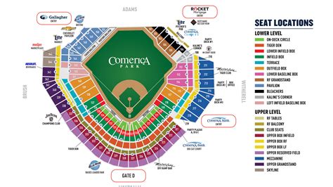 Interactive Seating Chart Comerica Park | Brokeasshome.com