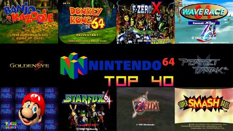 Nintendo 64/N64 Top 40 Games - YouTube