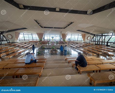 Interior of the Catholic Church Built Over the Ruins of St. Peter`s ...