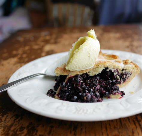 Mum's Bilberry Plate Pie and Clotted Cream - Lavender and Lovage