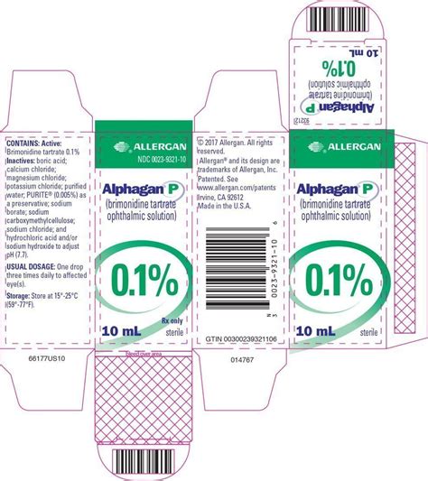 Alphagan P - FDA prescribing information, side effects and uses