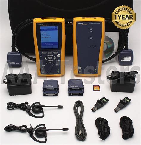 FLUKE NETWORKS DTX-1200 Cat5e Cat6 Certifier Cable Tester Analyzer DTX ...