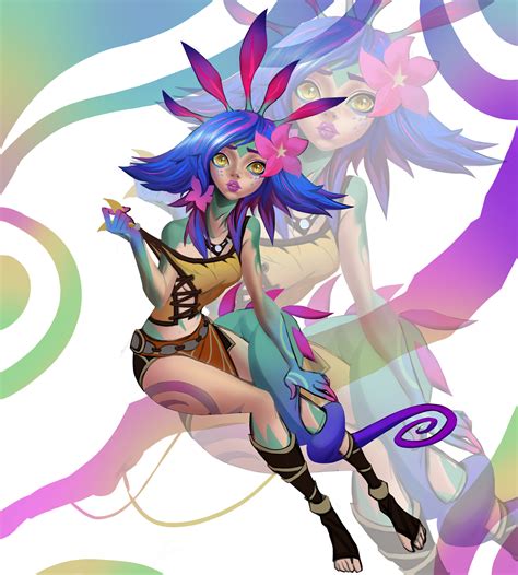 ArtStation - League Of Legends- NEEKO Fanart