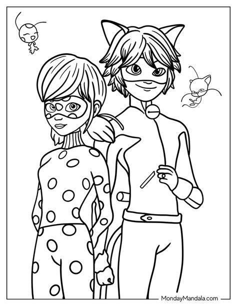 Ladybug Mermaid Coloring Page Free Printable Coloring Pages – NBKomputer