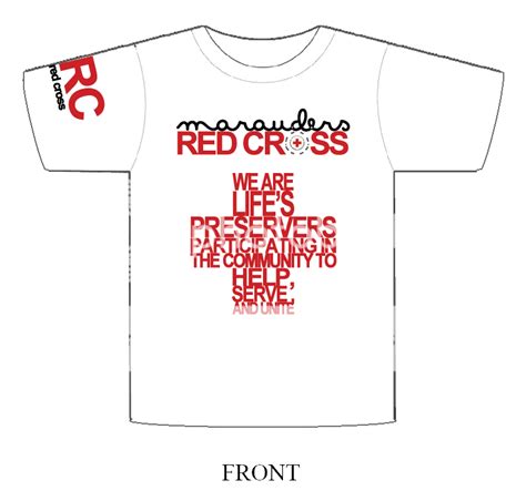 2011 T-SHIRT DESIGNS ~ Marauders Red Cross