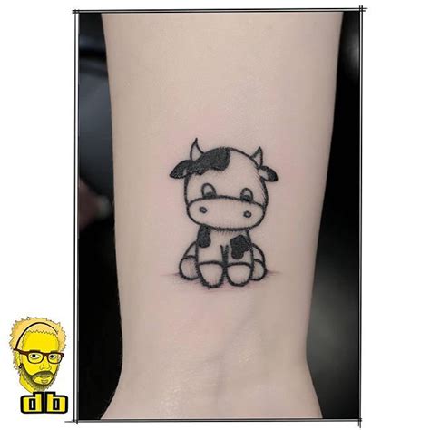 Pin on Cow tattoo