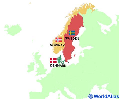 Scandinavian Peninsula On World Map