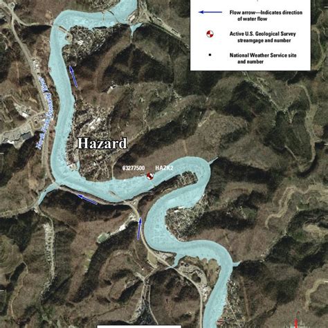 Flood-inundation map for the North Fork Kentucky River at Hazard ...