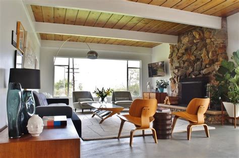 My Houzz: Cool, Creative Midcentury Style | Mid century living room ...