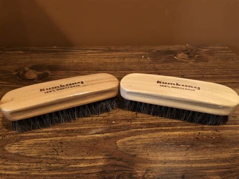 Horsehair shoe brush on leather?