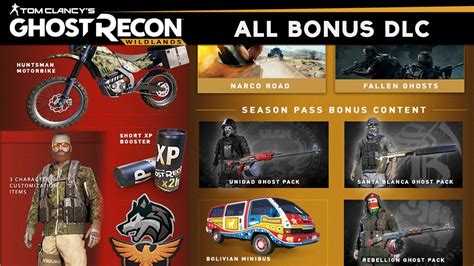 Ghost Recon Wildlands - All DLC Weapons/Outfits/Vehicles (Including ...