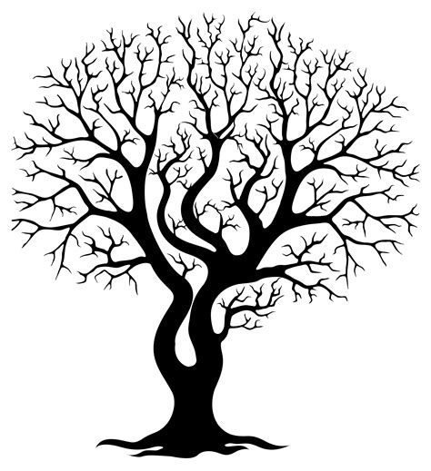 tree branches silhouette png - Clip Art Library