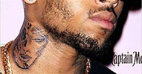 Rihanna Chris Brown tattoos