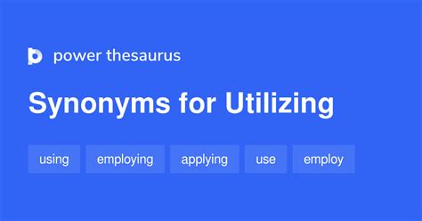 Utilizing synonyms - 804 Words and Phrases for Utilizing