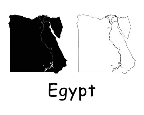 White Map Illustration Egypt Map Plan De Lyon World Map Egypt | Images ...