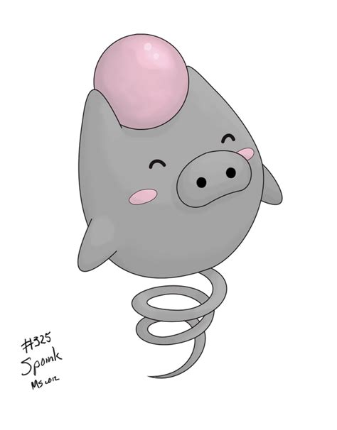 325 Spoink by pokemon-countdown on DeviantArt