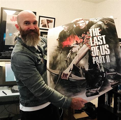 Richard Lyons former lead concept artist at Naughty Dog holding my art ...