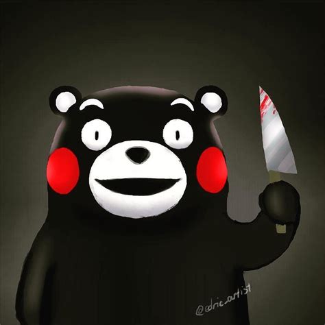 I thought Kumamon make e best horror costume beats anabelle anytime. # ...