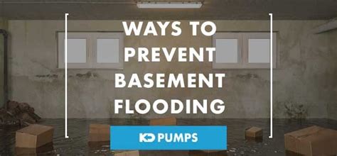 9 Ways to Prevent Basement Flooding