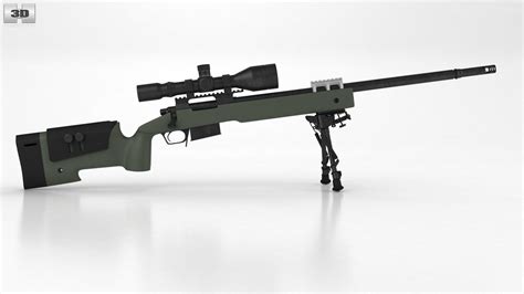 360 view of Remington M40A5 3D model - 3DModels store