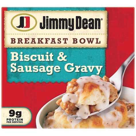 Jimmy Dean Biscuit & Sausage Gravy Breakfast Bowl, 9 oz (Frozen ...