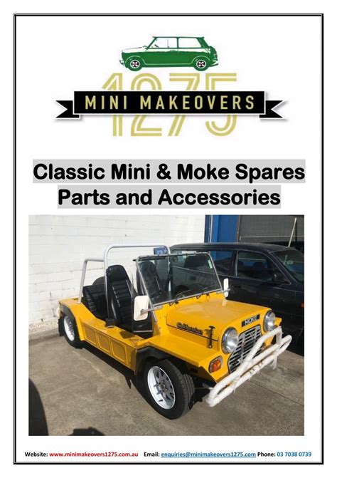 Classic Mini & Moke Spares Parts and and Accessories - Mini Makeovers