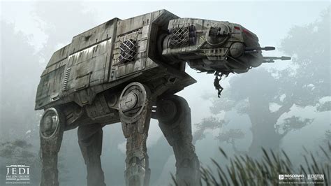 AT-AT Walker Concept Art from Star Wars Jedi: Fallen Order #art # ...