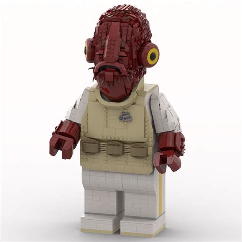 LEGO MOC Admiral Ackbar Mega Figure (fits my Ackbar Head MOC) by Albo ...