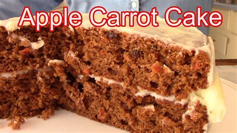 Apple Carrot Cake -- Fast and Easy Recipe - YouTube