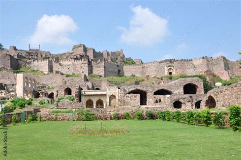 Golconda Fort in Hyderabad, India. Stock Photo | Adobe Stock