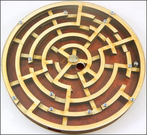 Labyrinth - Wooden Brain Teaser Puzzle / Game-L250CT